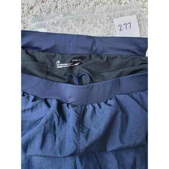 UNDER ARMOUR Dark Blue Heat Gear Active Running Outdoor Gym Shorts SZ L - Picture 9 of 9